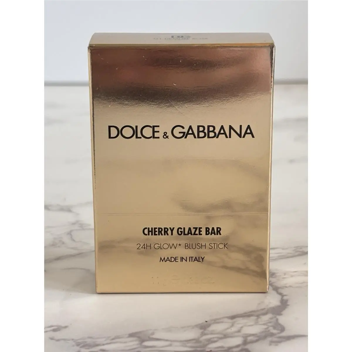 Dolce Gabbana Cherry Glaze Bar Blush Stick 01 Demure Rose Full Size by Dolce & Gabbana