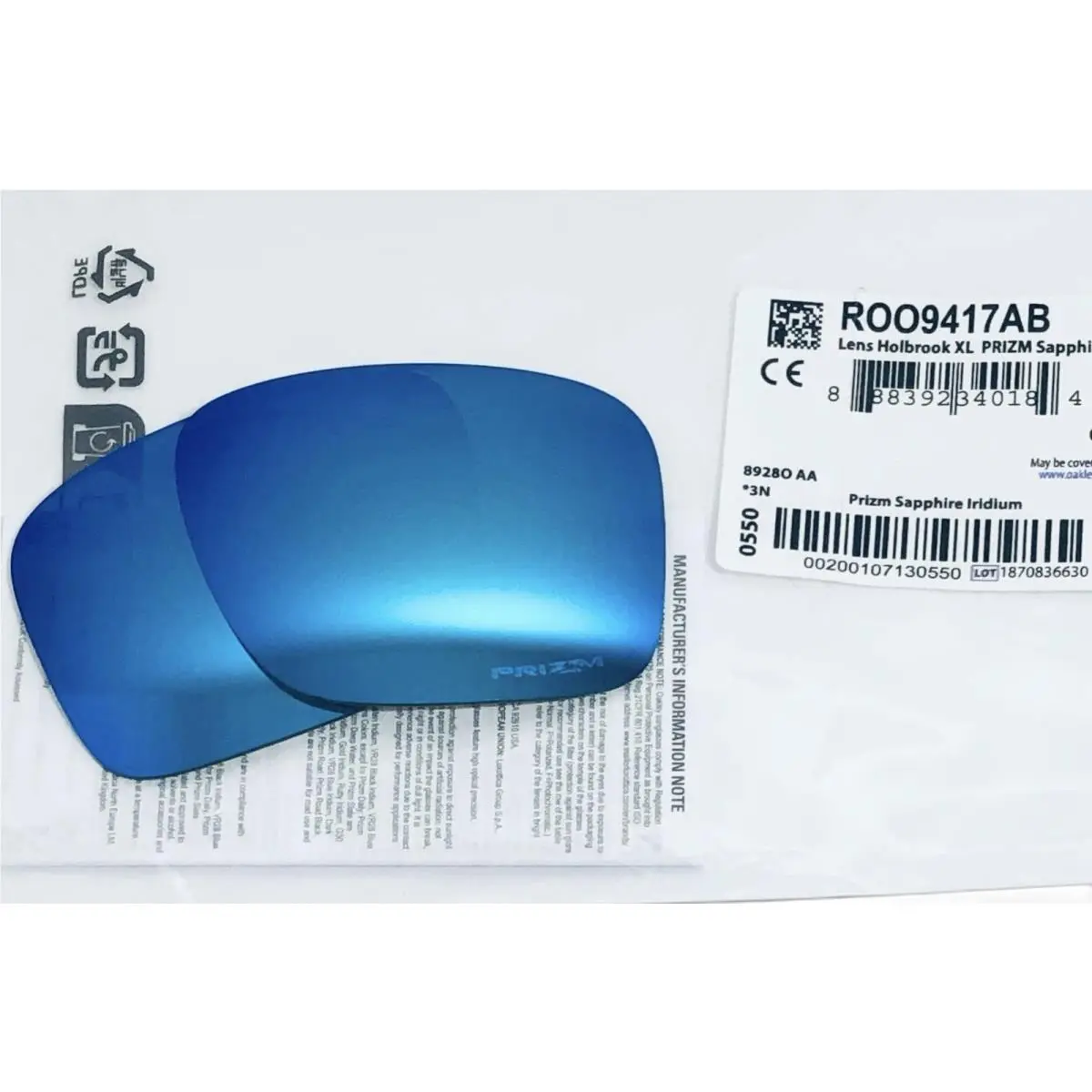 Holbrook XL OO9417 Sunglasses Prizm Sapphire Replacement Lenses 59mm by Oakley