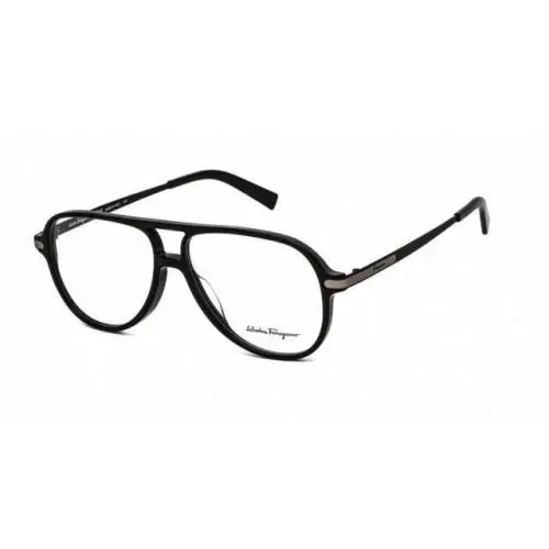 SF2855 001 57/13 145 Black Eyeglass Frames W/case by Salvatore Ferragamo