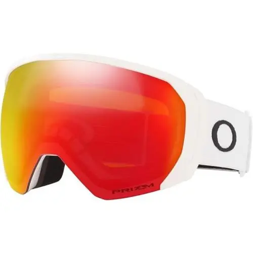 Flight Path L Matte White W/prizm Torch Anti Fog Goggles by Oakley
