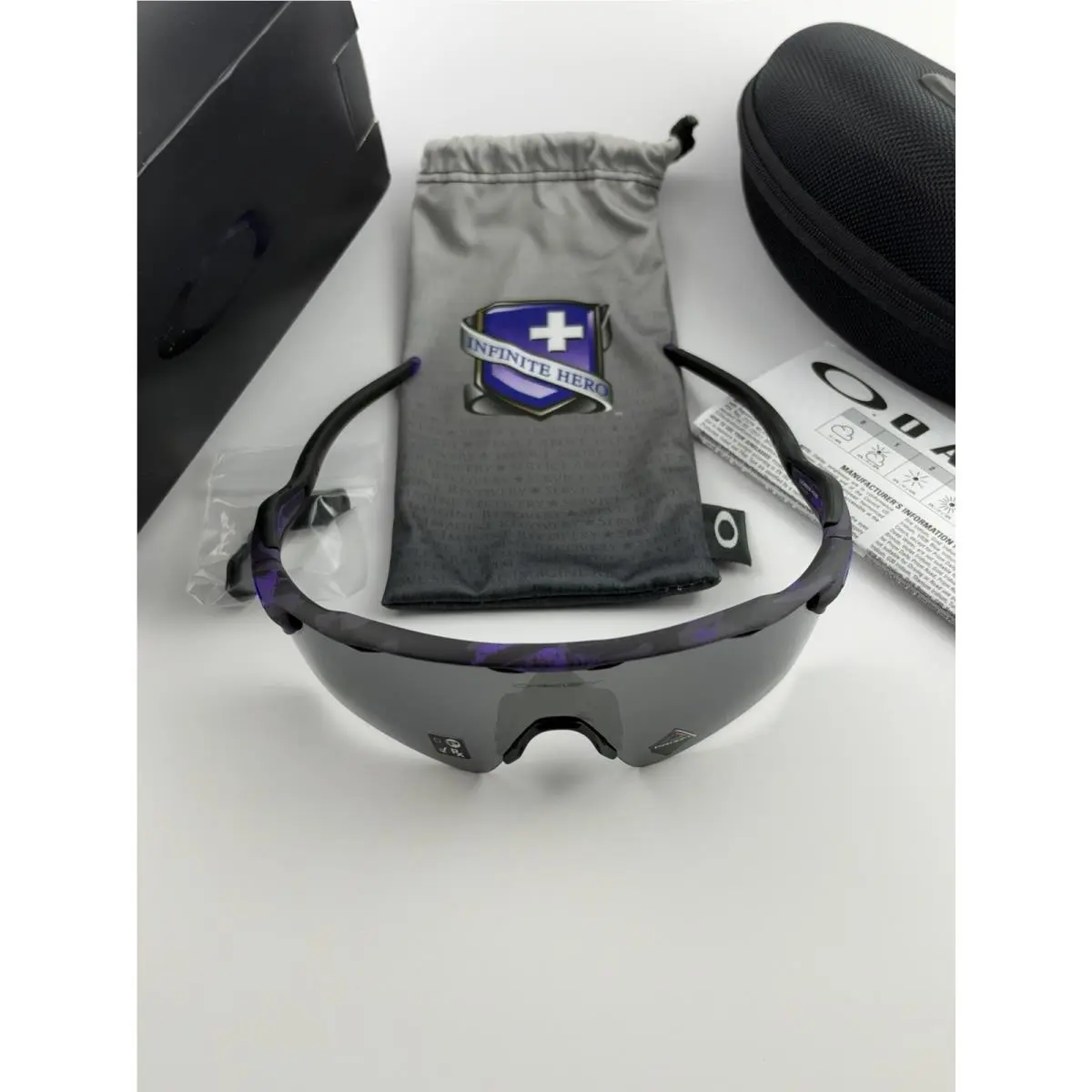 Radar EV Path Infinite Hero Electric Purple Shadow Camo Prizm Black by Oakley