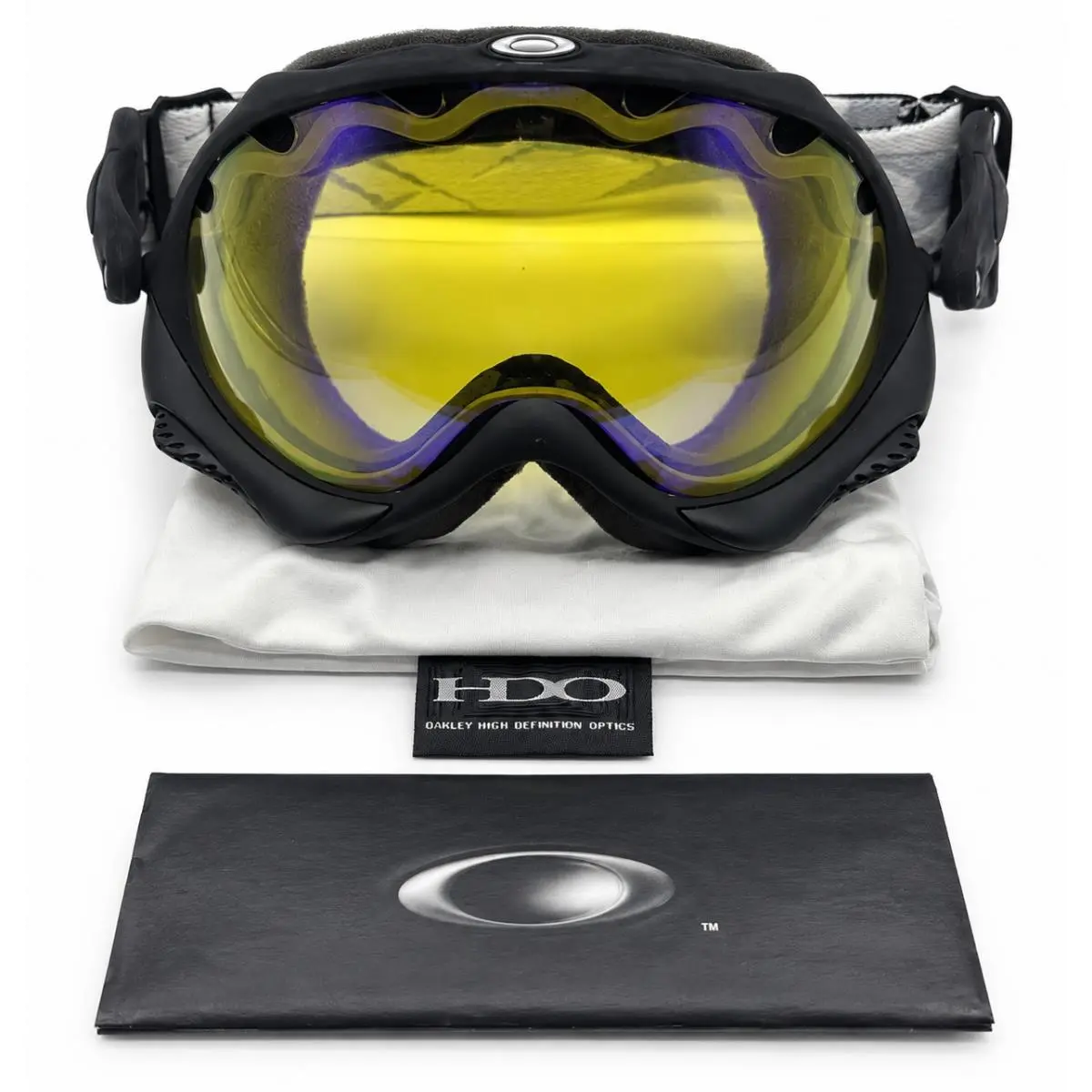 Wisdom Snow Goggles Black H.i. Yellow Lens 02-809 Hdo by Oakley