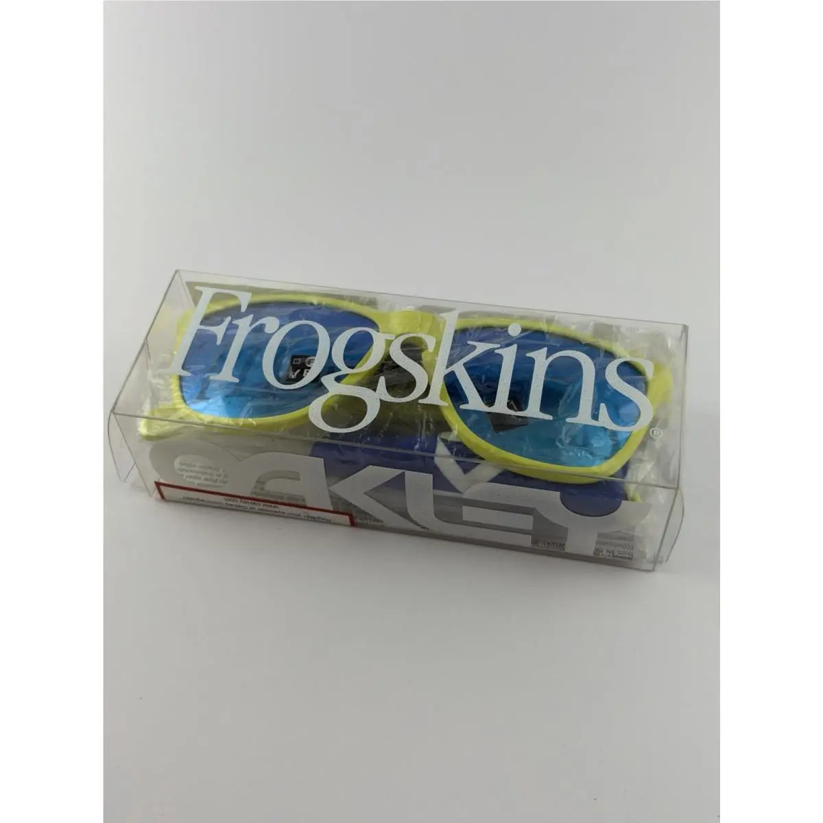 Frogskins 35th Anniversary Matte Neon Yellow Prizm Sapphire OO9444-0357 by Oakley
