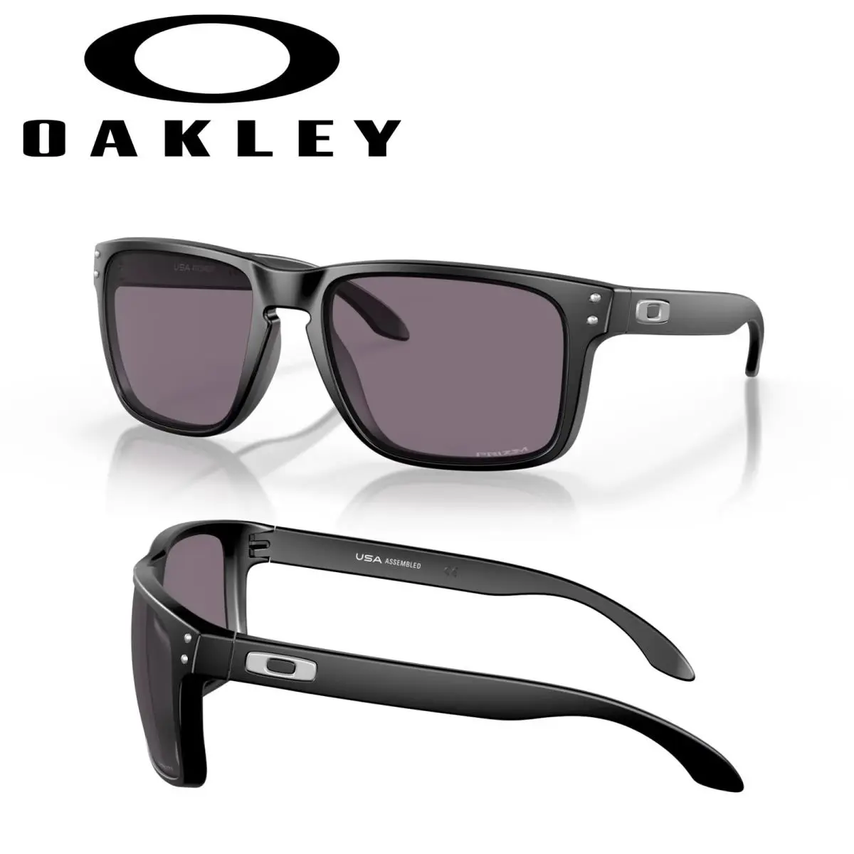 Holbrook XL Matte Black / Prizm Grey Lens by Oakley