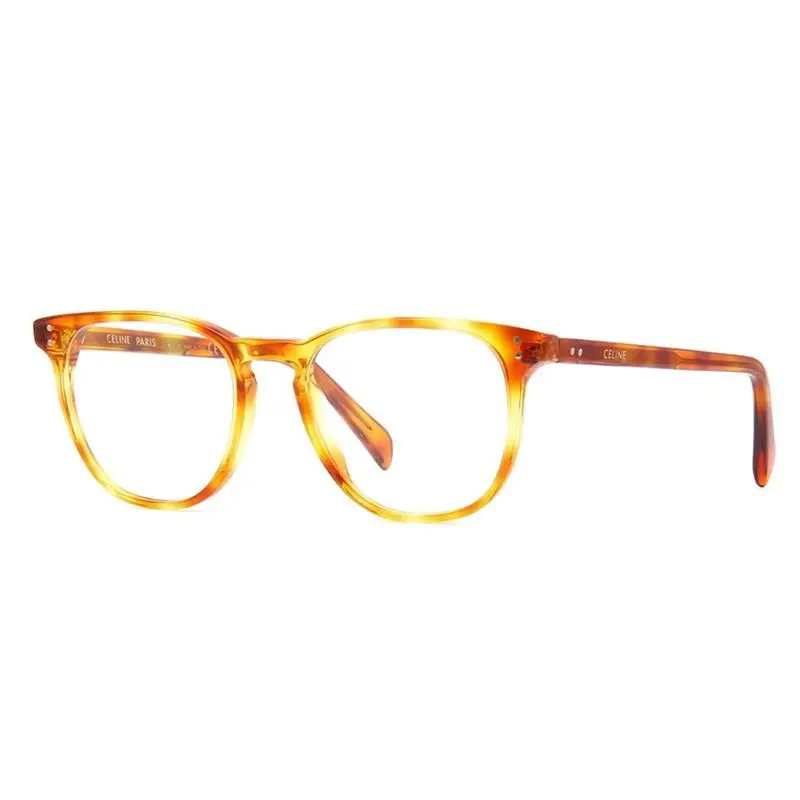 Celine CL50046I 053 Eyeglasses Blonde Havana Acetate Frame 52 mm