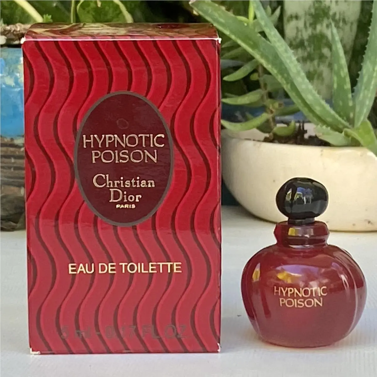 Miniature Vintage Hypnotic Poison Christian Dior Edt 5ml Mini Perfume