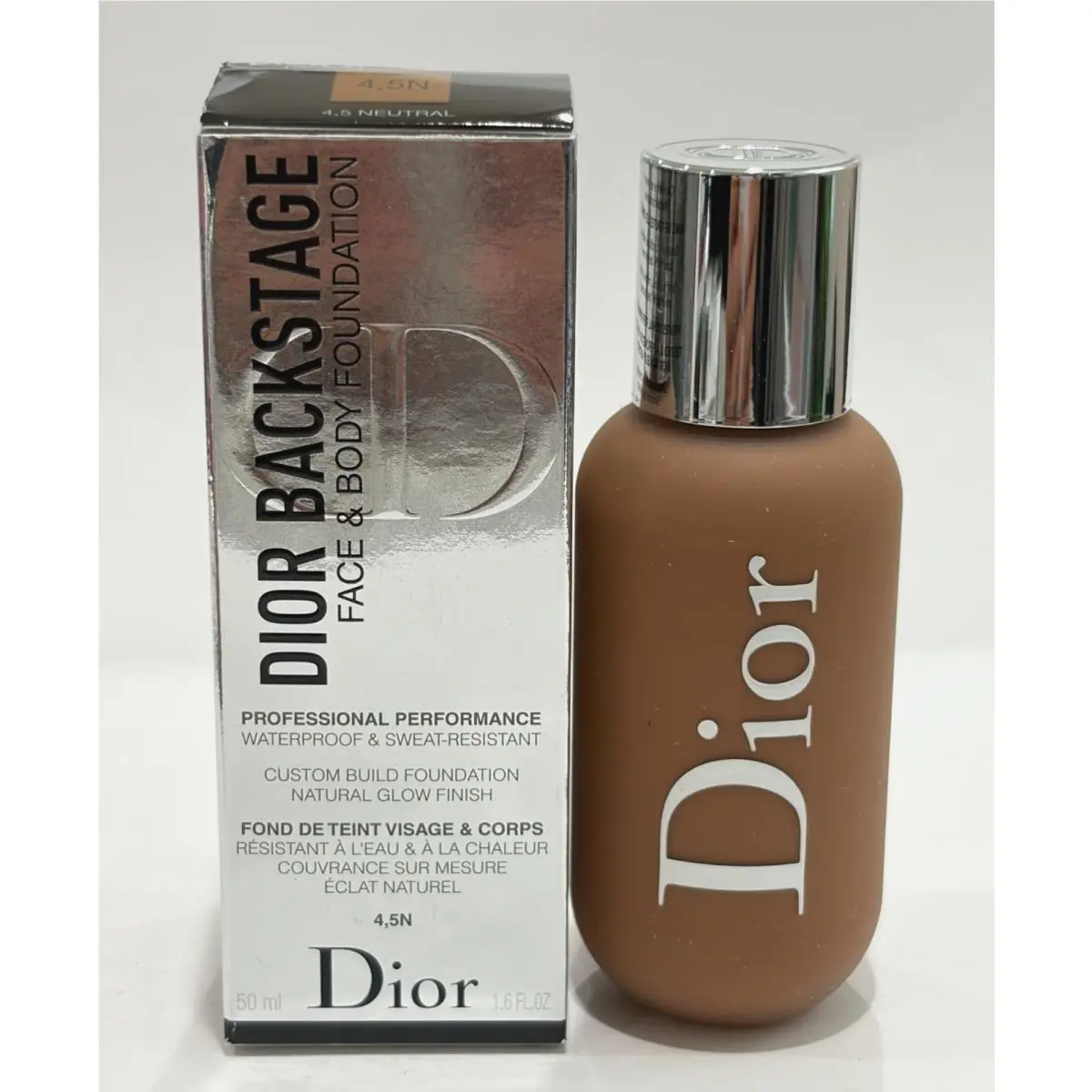 Backstage Face Body Foundation 4 5N 4 5 Neutral 1.6 fl oz 50 ml As Photos by Dior