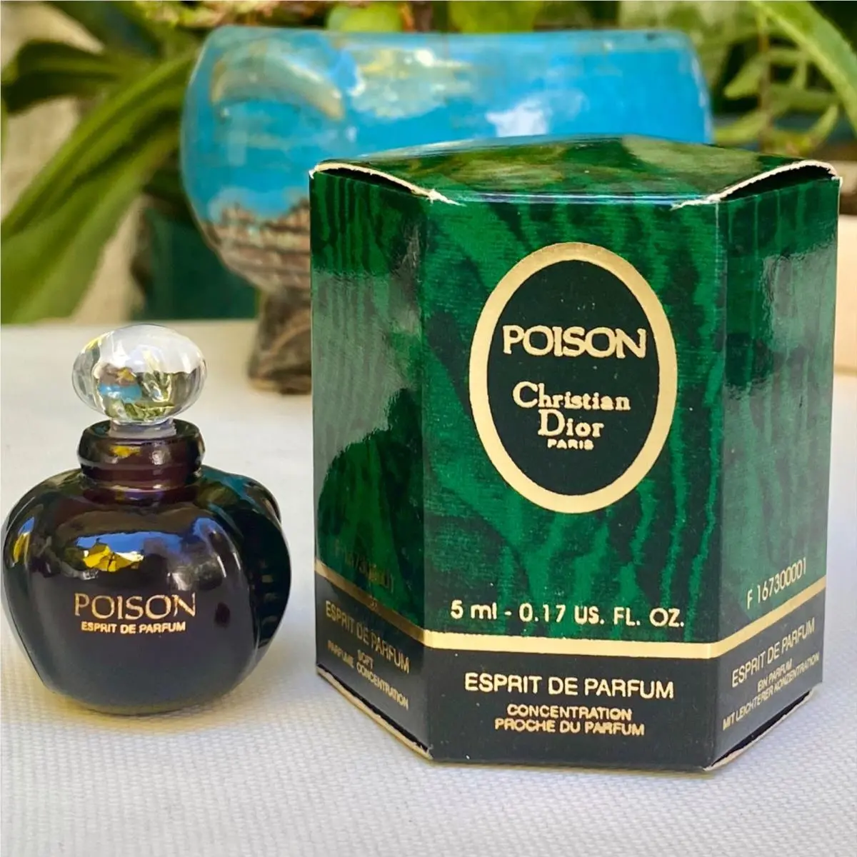 Miniature Vintage Poison Christian Dior Esprit De Parfum 5ml Mini Perfume