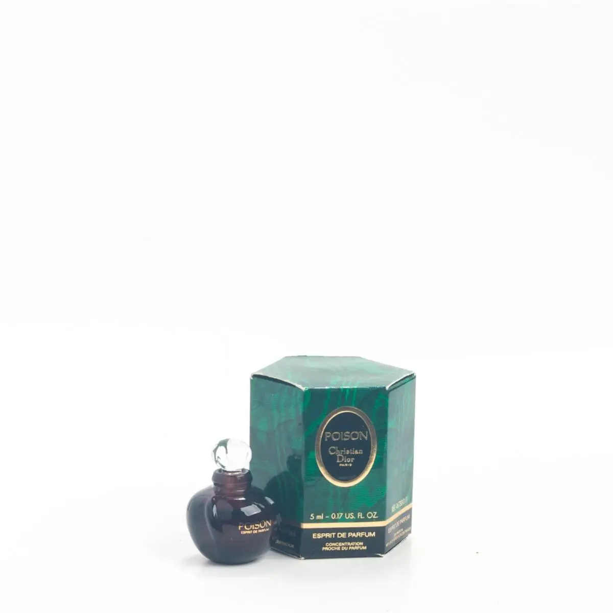 Christian  Poison Esprit de Parfum Mini Miniature Sample Vintage 30 Hoche by Dior