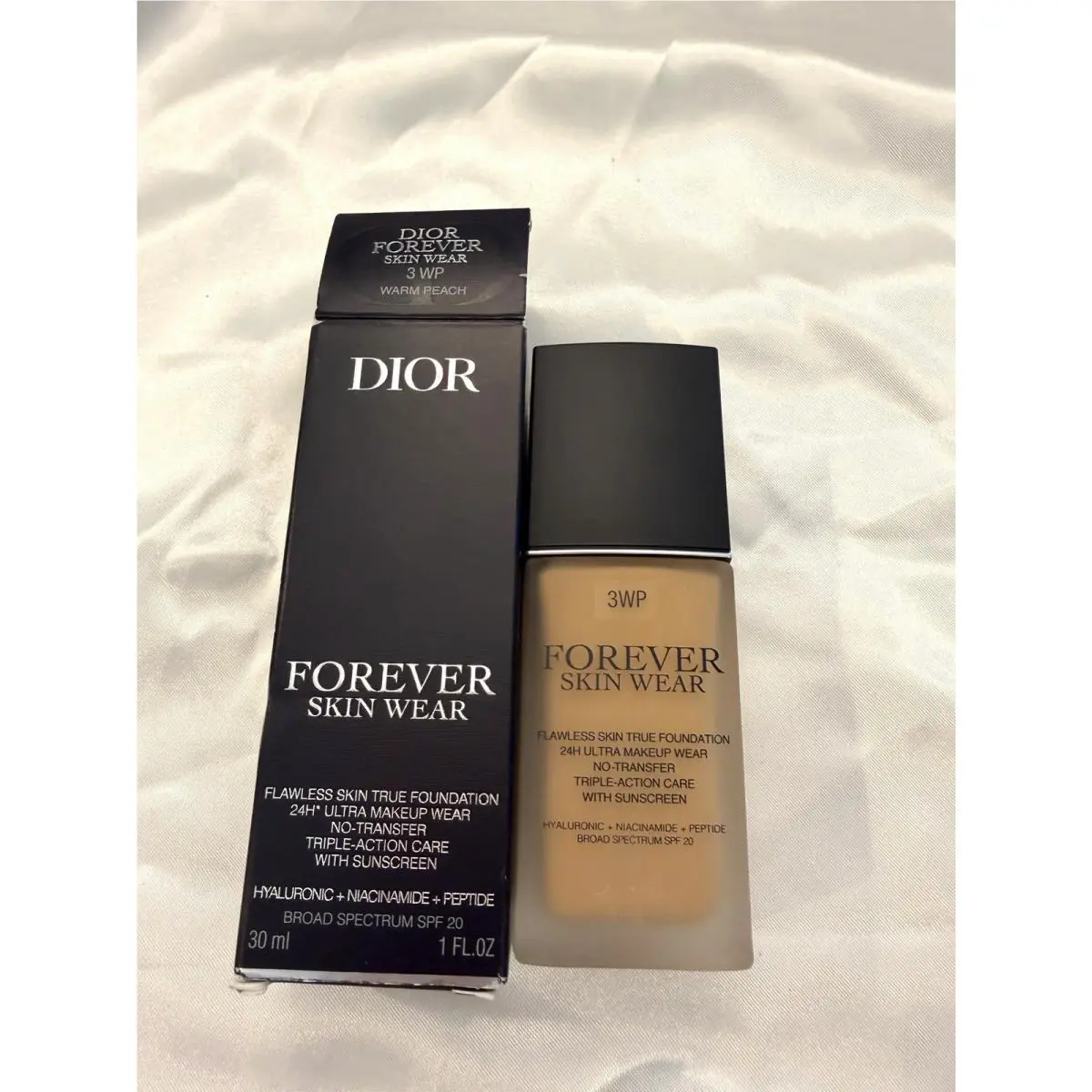 Forever Skin Wear Glow Foundation Spf 20 - 1 oz / 30 ml 3WP Warm Peach by Dior