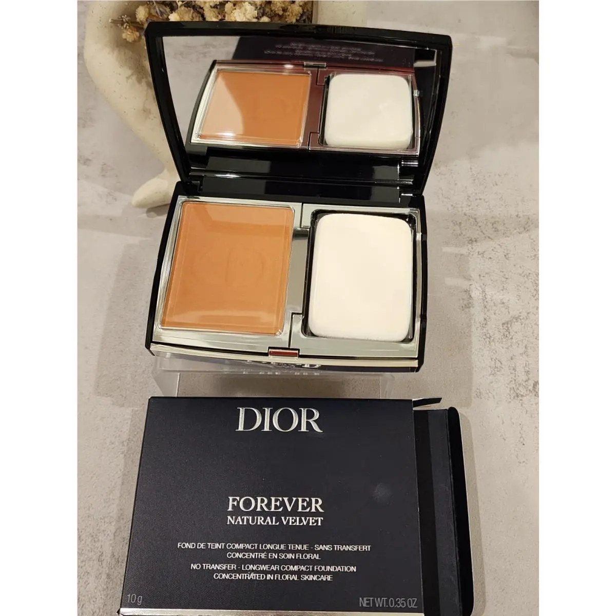 Forever Natural Velvet Compact Foundation 5N 0.35oz RP by Dior