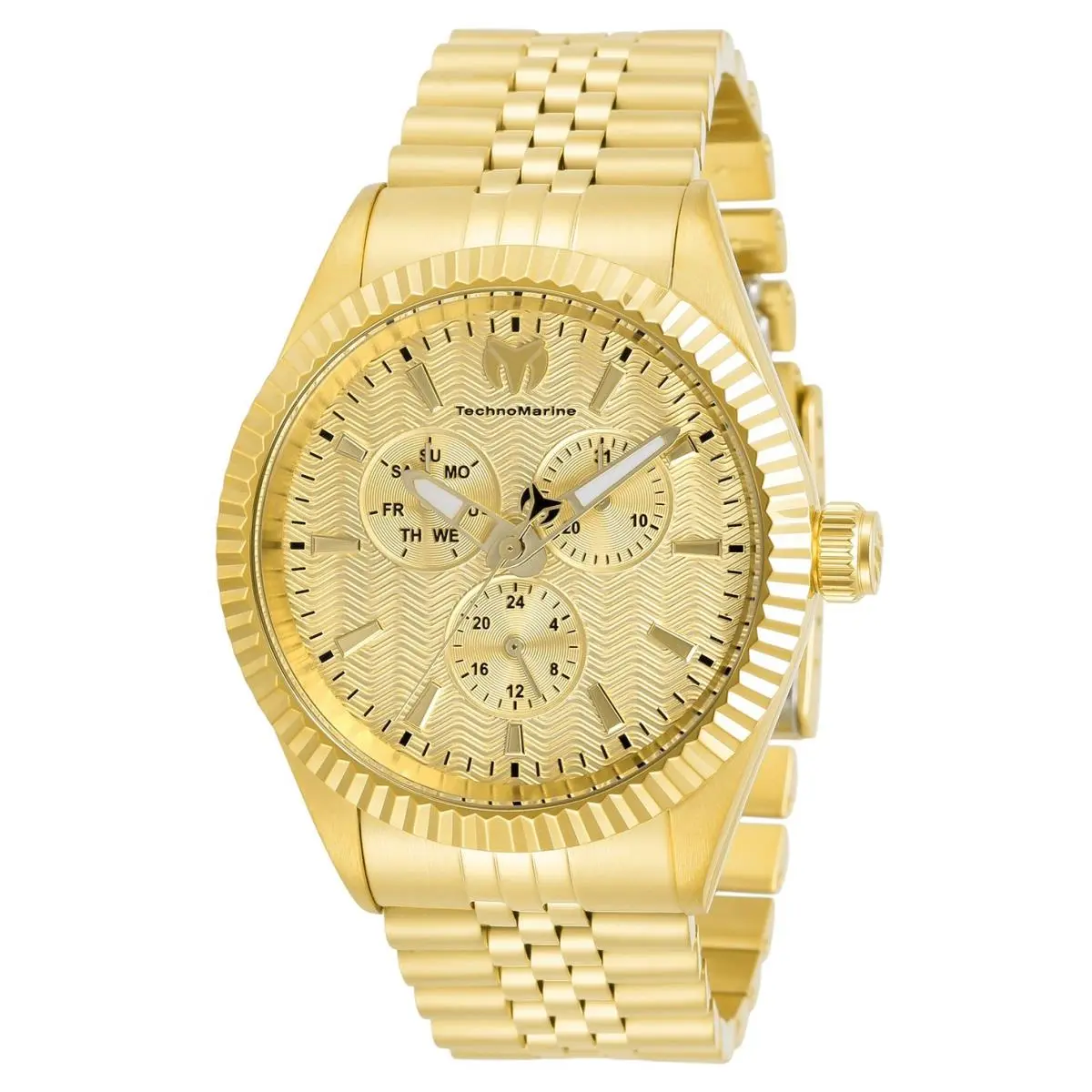 Technomarine Unisex TM-719008 Sea Dream Gold Toned Stainless Steel Bracelet 42mm by TechnoMarine