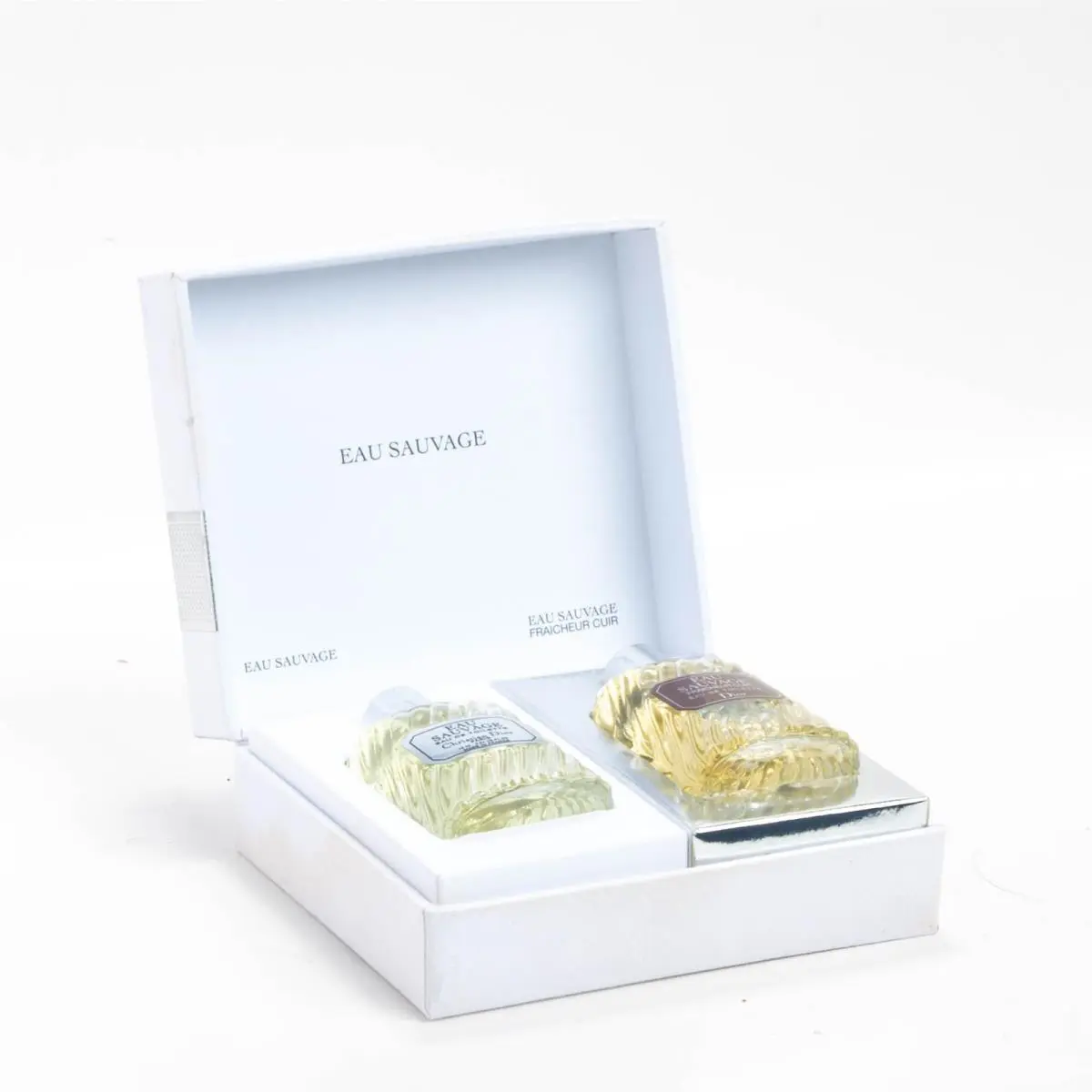 Dior Eau Sauvage Edt + Fraicheur Cuir 10ml Mini Miniature Sample Set