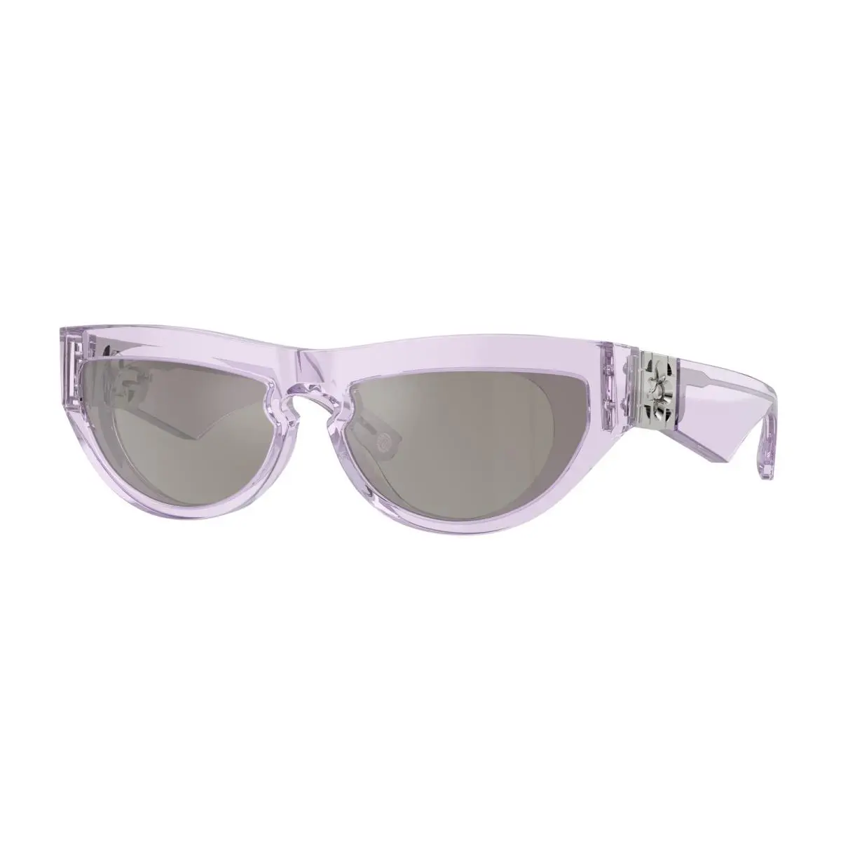 BE 4422 U Violet Light Grey Mirror Silve 40956G Size 58 Sunglasses by Burberry