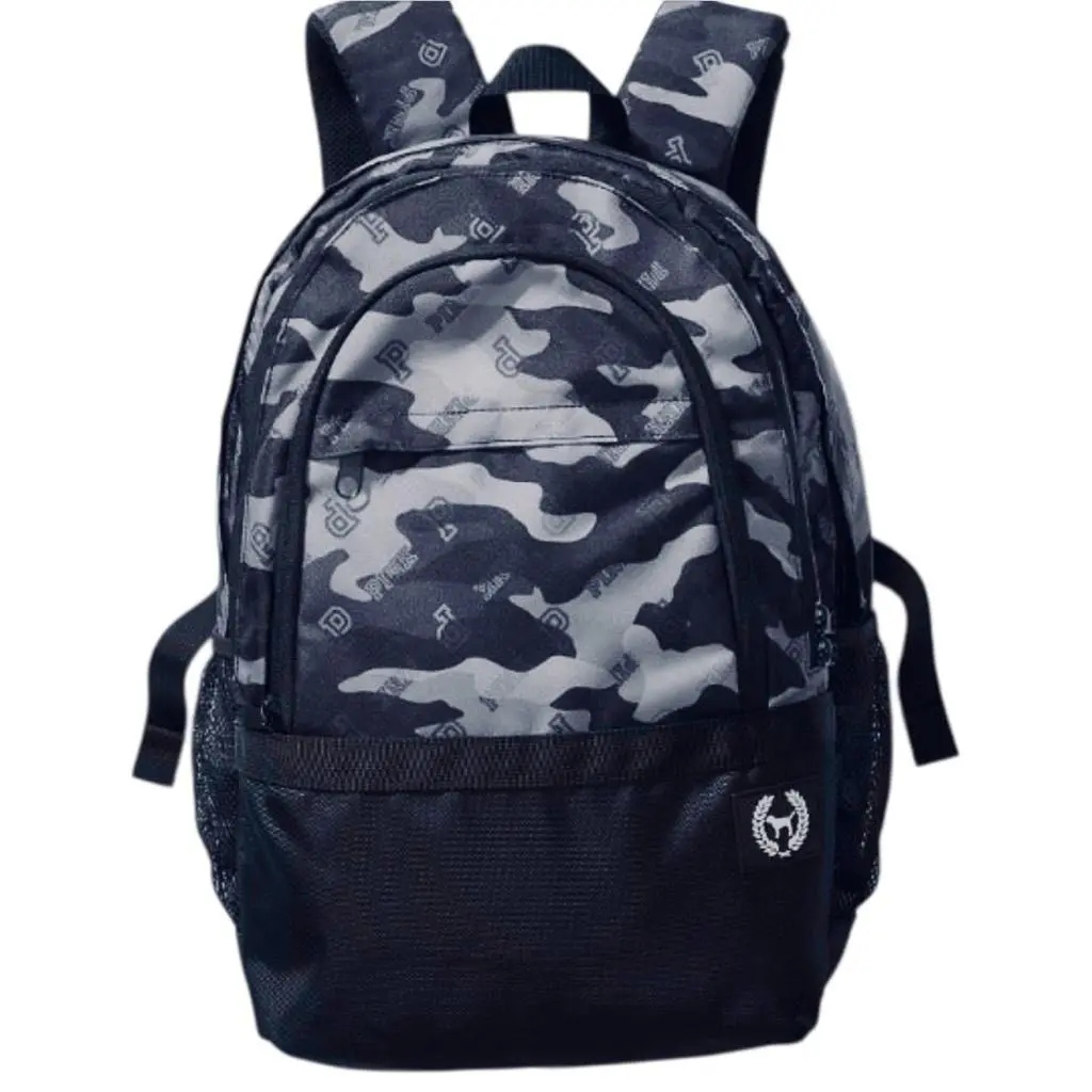 Gorgeous Victoria`s Secret Pink Campus College Black Grey Camo Backpack Bag