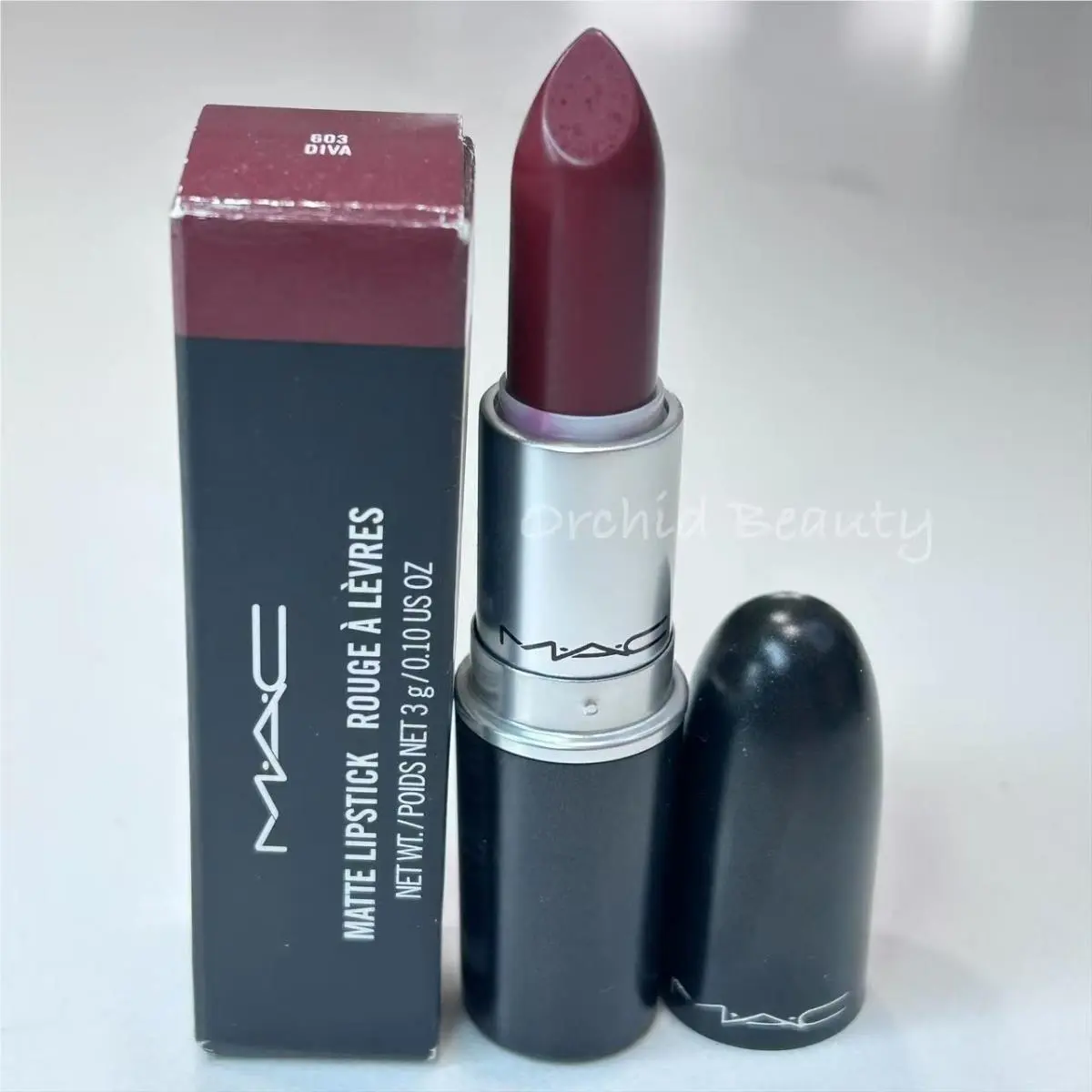 Mac Lipstick Full Size 3 g/0.1 oz Diva (Matte) by MAC Cosmetics