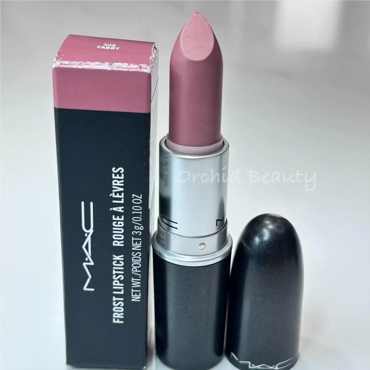 Mac Lipstick Full Size 3 g/0.1 oz Fabby (Frost) by MAC Cosmetics