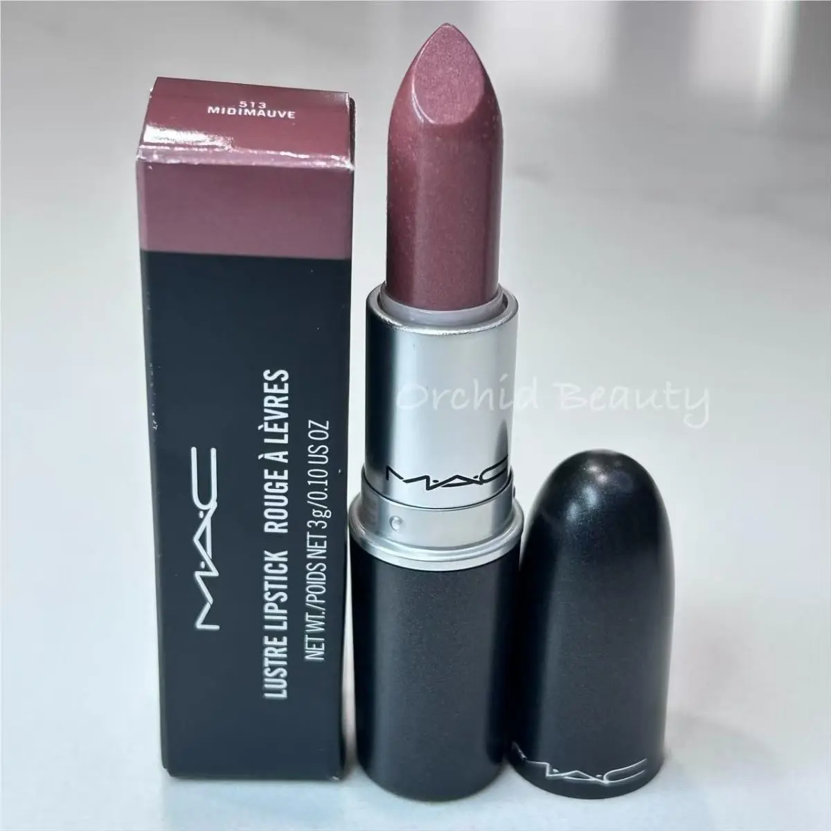 Mac Lipstick Full Size 3 g/0.1 oz Midimauve (Lustre) by MAC Cosmetics