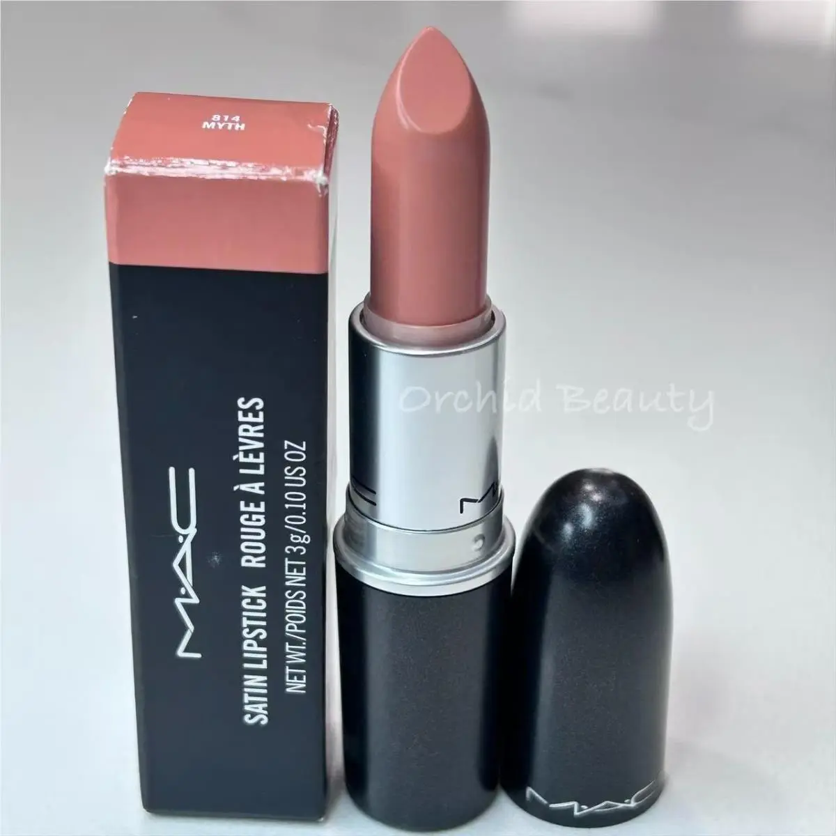 Mac Lipstick Full Size 3 g/0.1 oz Myth (Satin) by MAC Cosmetics