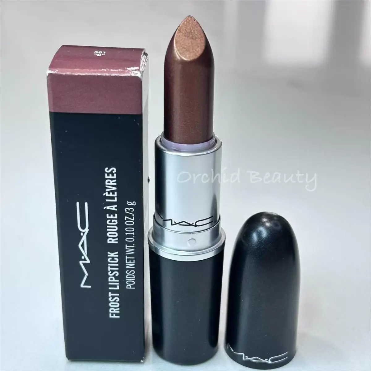 Mac Lipstick Full Size 3 g/0.1 oz O (Frost) by MAC Cosmetics