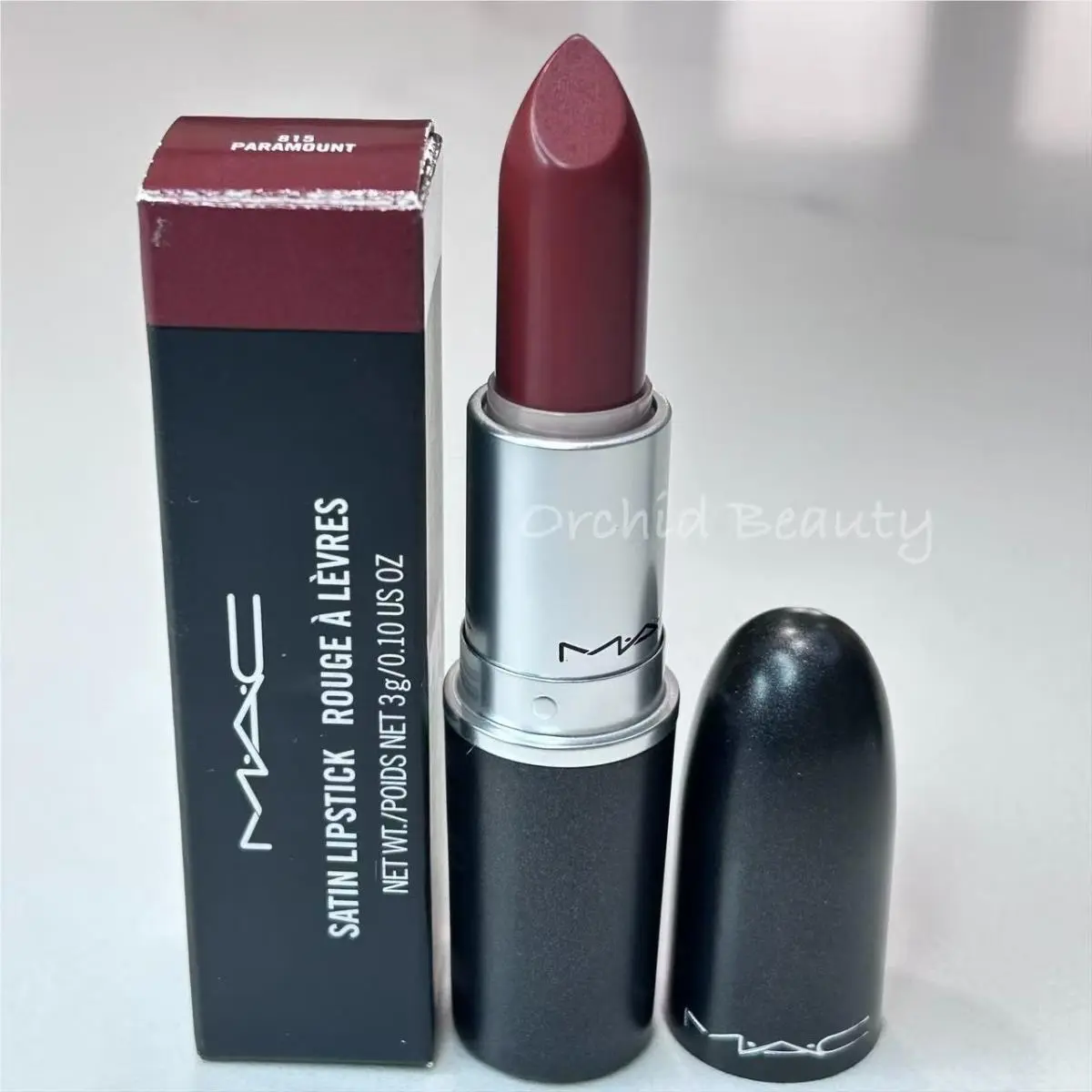 Mac Lipstick Full Size 3 g/0.1 oz Paramount (Satin) by MAC Cosmetics