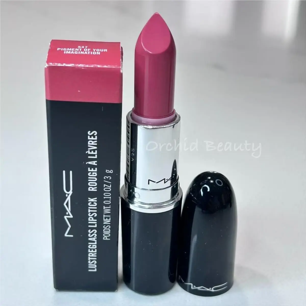 Mac Lipstick Full Size 3 g/0.1 oz Pigment Of Your Imagination (Lustreglass) by MAC Cosmetics
