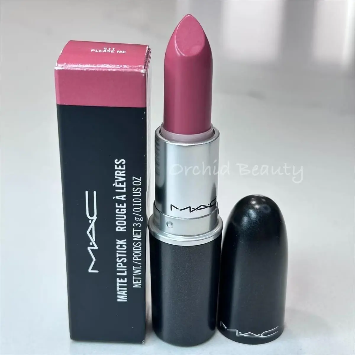 Mac Lipstick Full Size 3 g/0.1 oz Please Me (Matte) by MAC Cosmetics