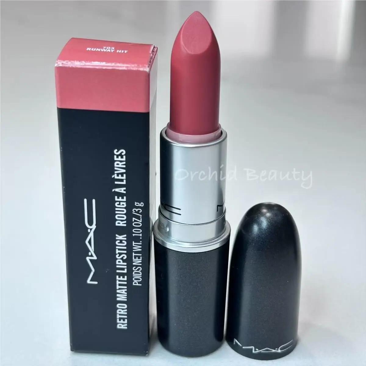 Mac Lipstick Full Size 3 g/0.1 oz Runway Hit (Retro Matte) by MAC Cosmetics