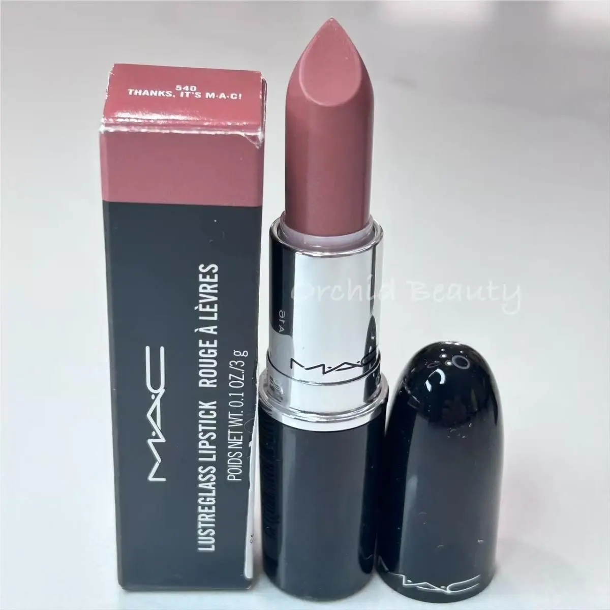 Mac Lipstick Full Size 3 g/0.1 oz Thanks, It`s MAC (Lustreglass) by MAC Cosmetics