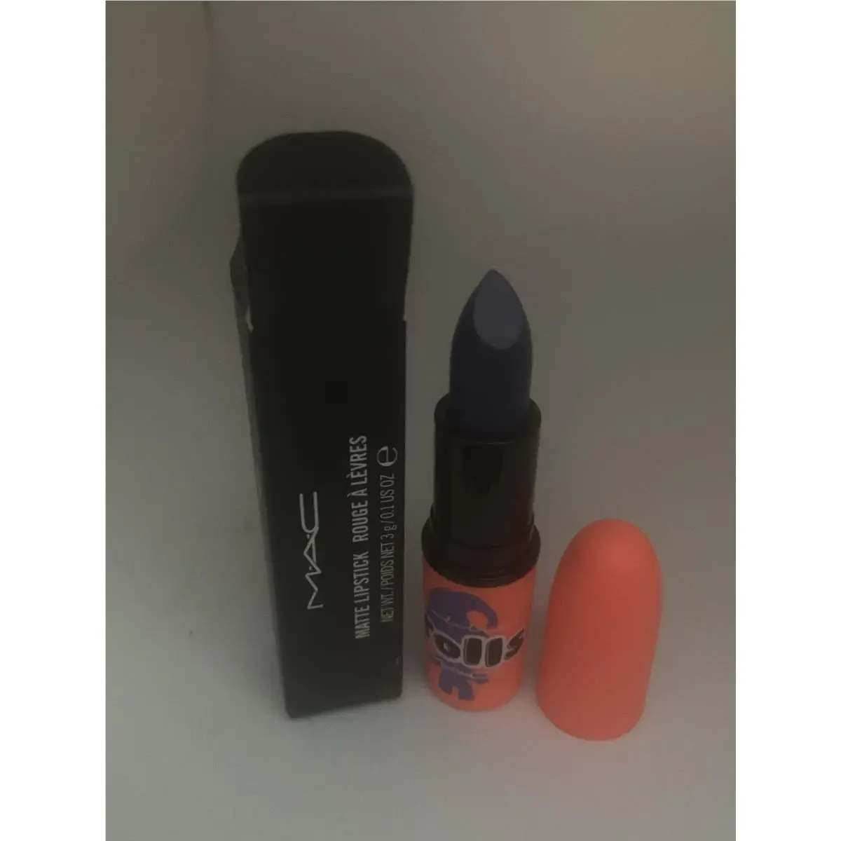 Mac Matte Lipstick Good Luck Trolls Limited Edition- Midnight Troll ￼ by MAC Cosmetics