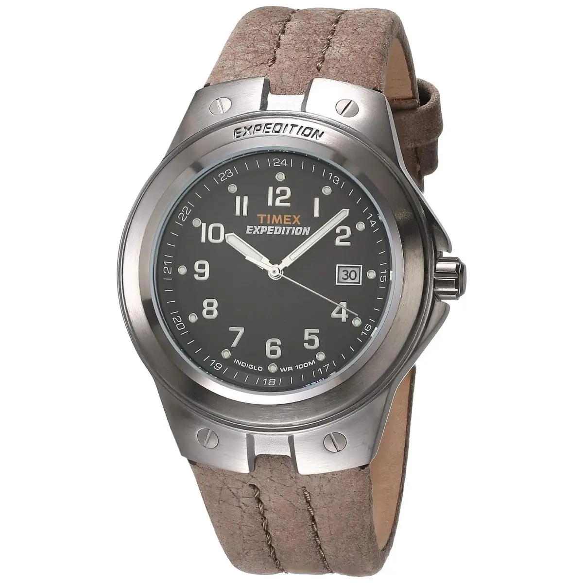 Men`s T49631 Expedition Metal Tech Brown 000 Brown/silver-tone/black by Timex