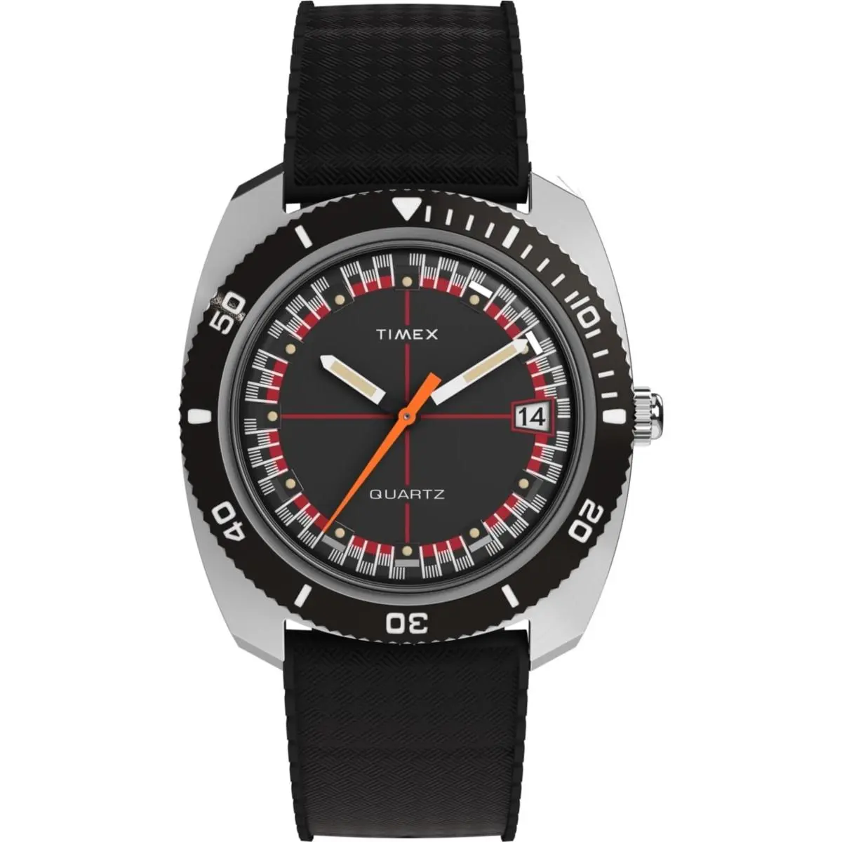 Q Reissue Rubber Mens Watch TW2W22400 by Timex