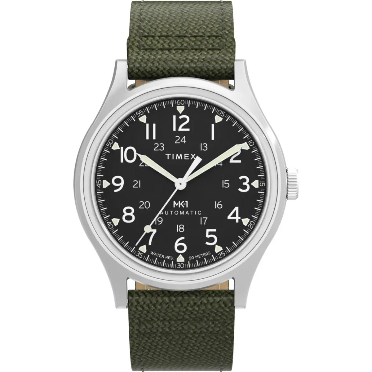 MK1 Automatic 40mm Black Dial Men`s Watch TW2Y07800 by Timex