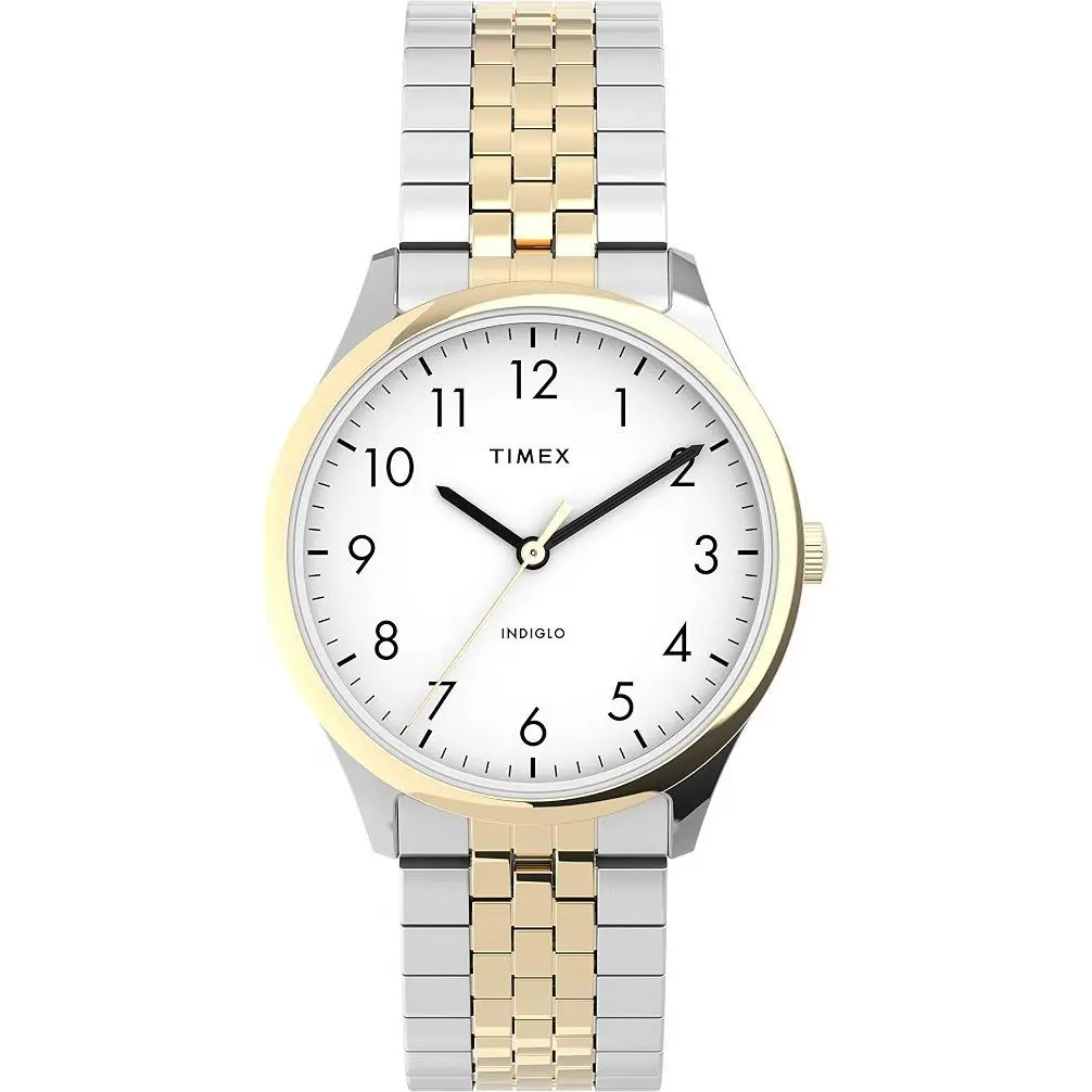 Modern Easy Reader TW2U40400 Women`s Watch Quartz Analog Gold/silver by Timex