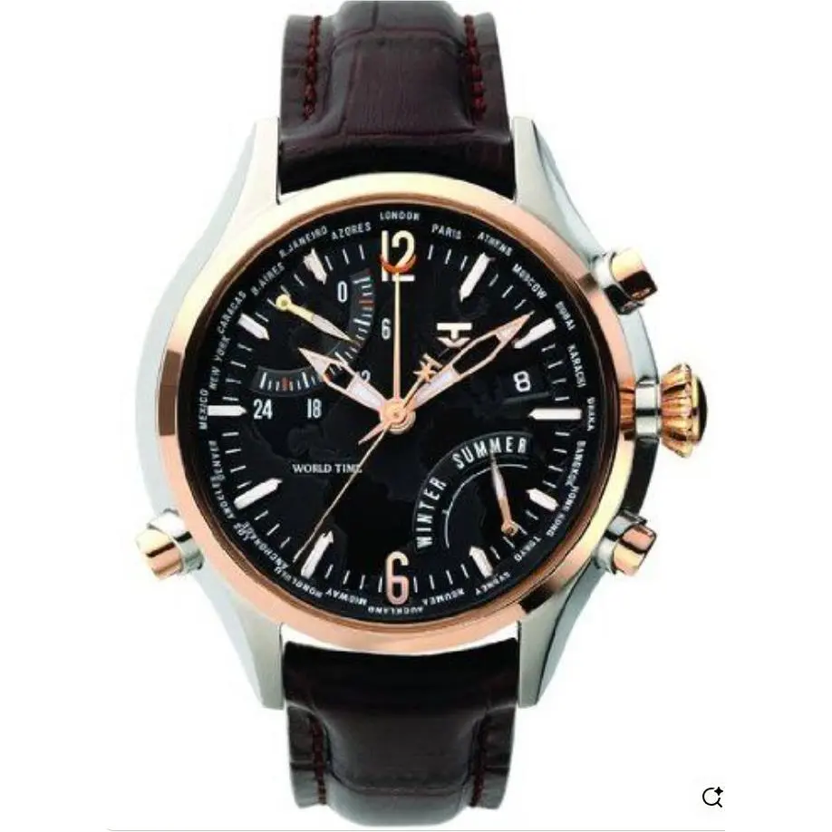 Timex TX T3B831 TX 500 Techno Luxury World Time Chronograph Wrist Watch