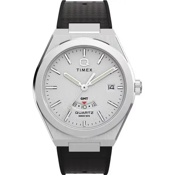 Q  Continental 39mm Silver Dial Men`s Watch TW2Y12200 by Timex