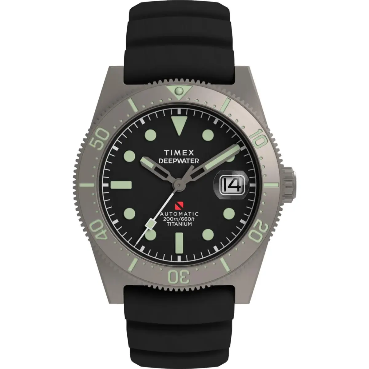 Deep Water Reef 200 41mm Black Dial Men`s Watch TW2W73800 by Timex