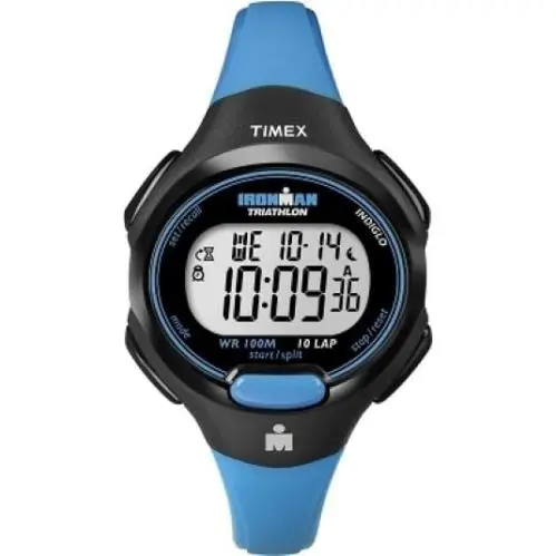 Ironman 10-Lap Mid Size Watch - Bright Blue/black T5K5269J by Timex