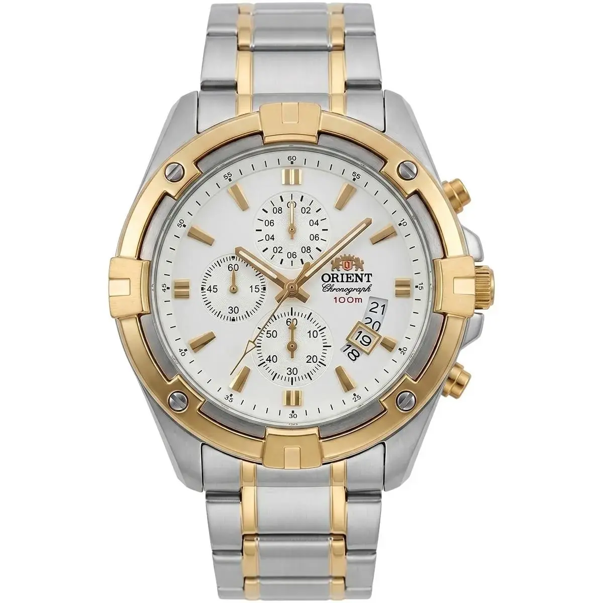 FUY01001W0 48mm Men`s Elegant Quartz Movement Stainless Steel Case WR by Orient