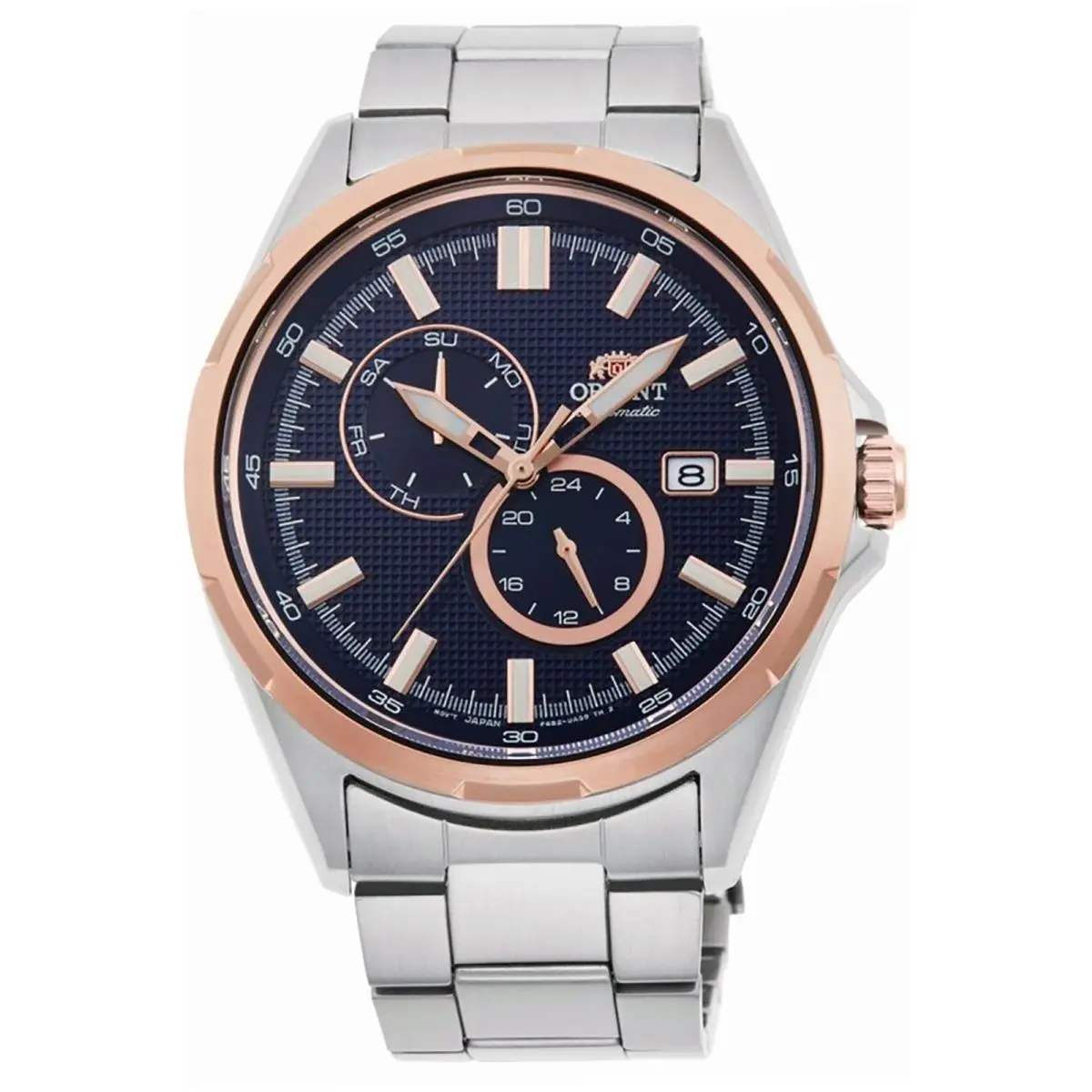Orient RA-AK0601L10A RA-AK0601L 42mm Men Mechanical Stainless Blue Dial 100m WR