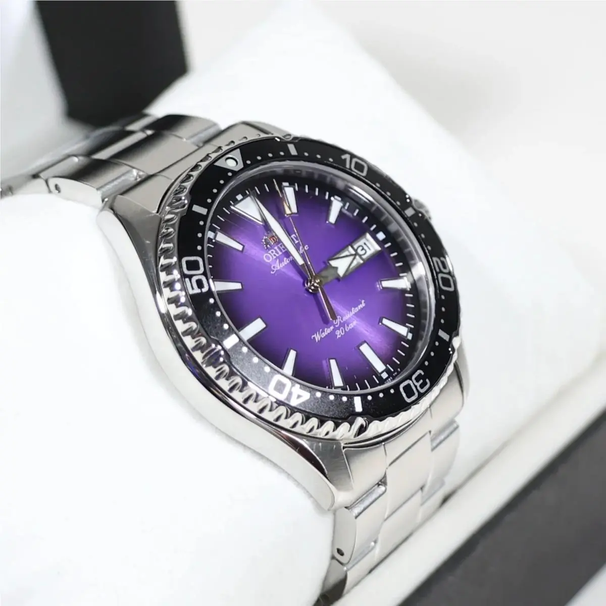 Mako Limited Edition Purple Dial Diver Men`s Watch RA-AA0827V by Orient