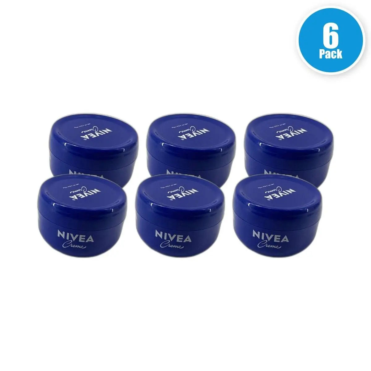 Creme Jar Moisturizing Cream 6.8oz All Skin Types Pack of 6 by Nivea