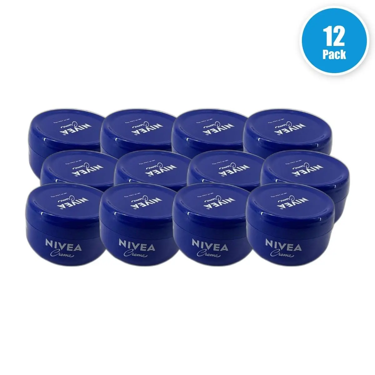 Nivea Creme Jar Moisturizing Cream 6.8oz All Skin Types Pack of 12