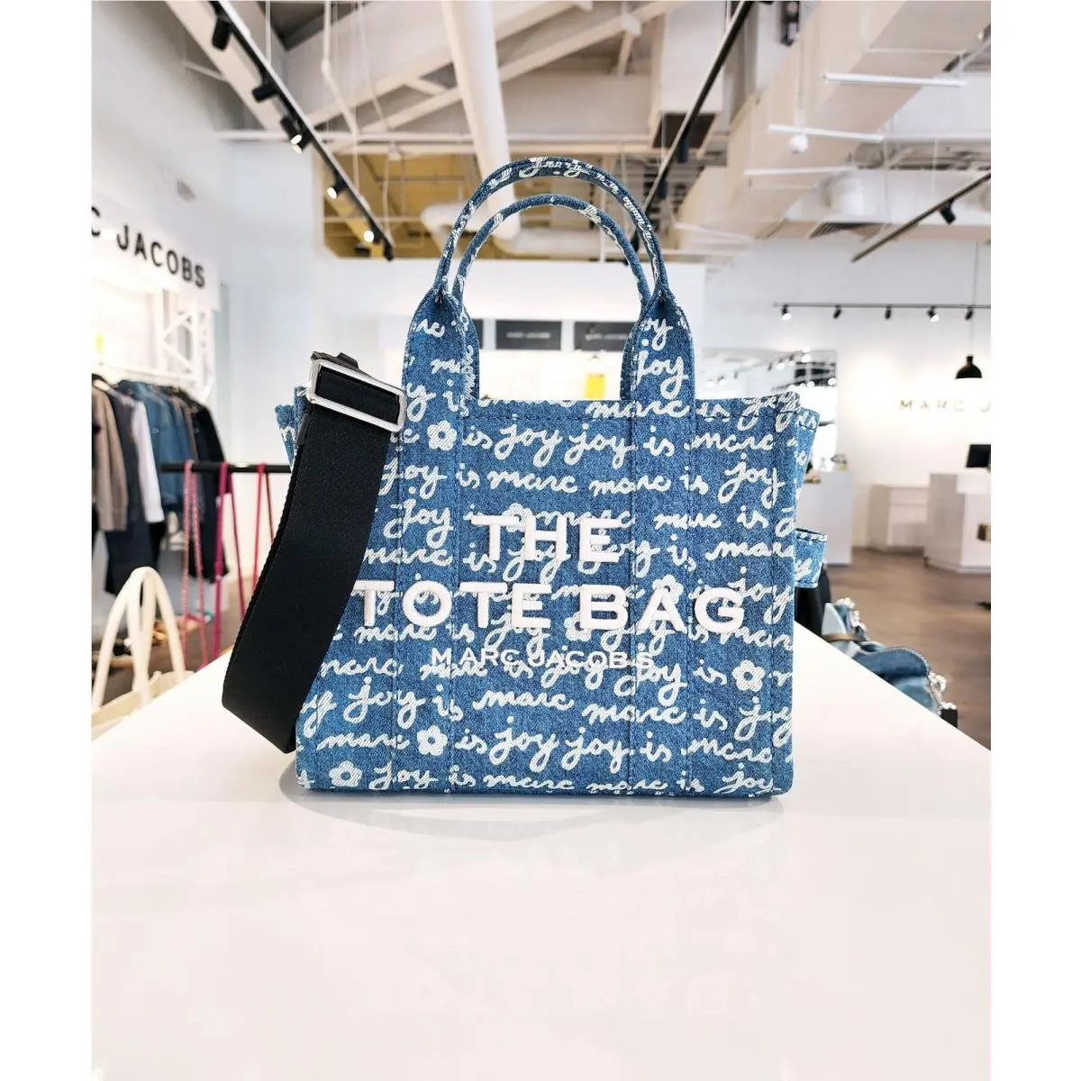 Limited Release  The Small Tote Bag Crossbody Marc Is Joy Denim by Marc Jacobs