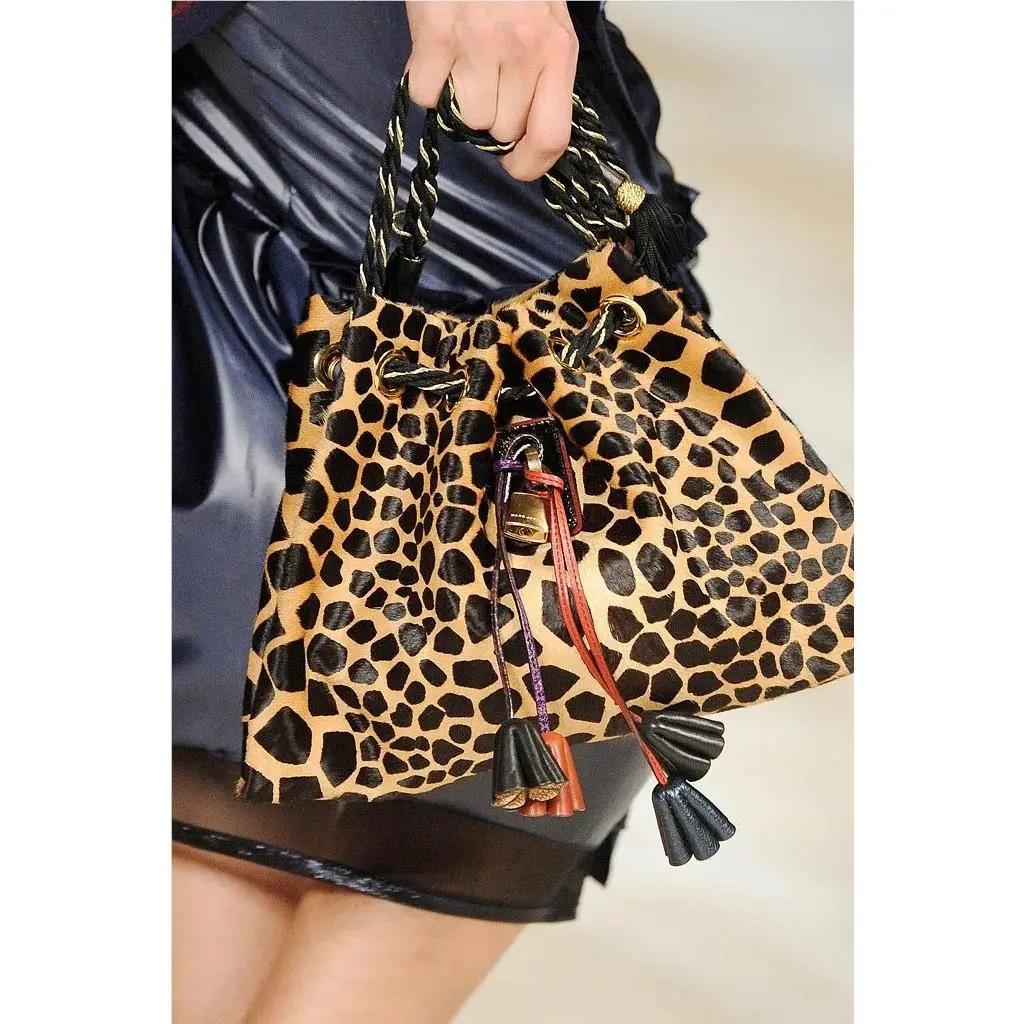 Spring 2009 Giraffe Print Calf Hair Drawstring Bag Vintage by Marc Jacobs