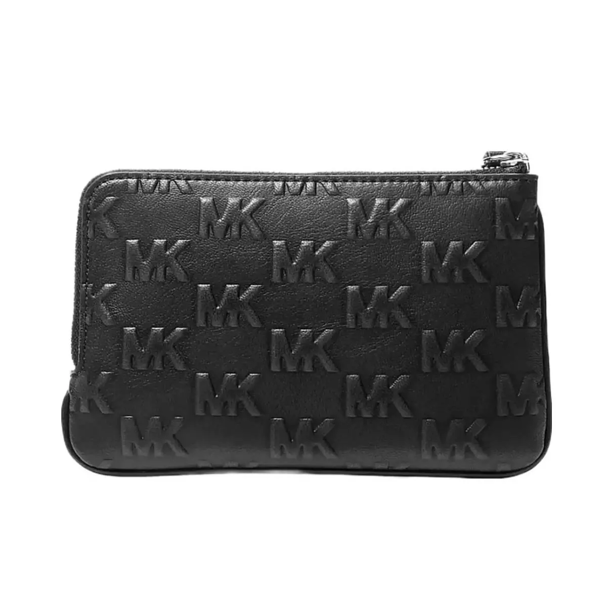 Michael Kors Jet Set Travel Small Burnished Logo Embossed Wristlet