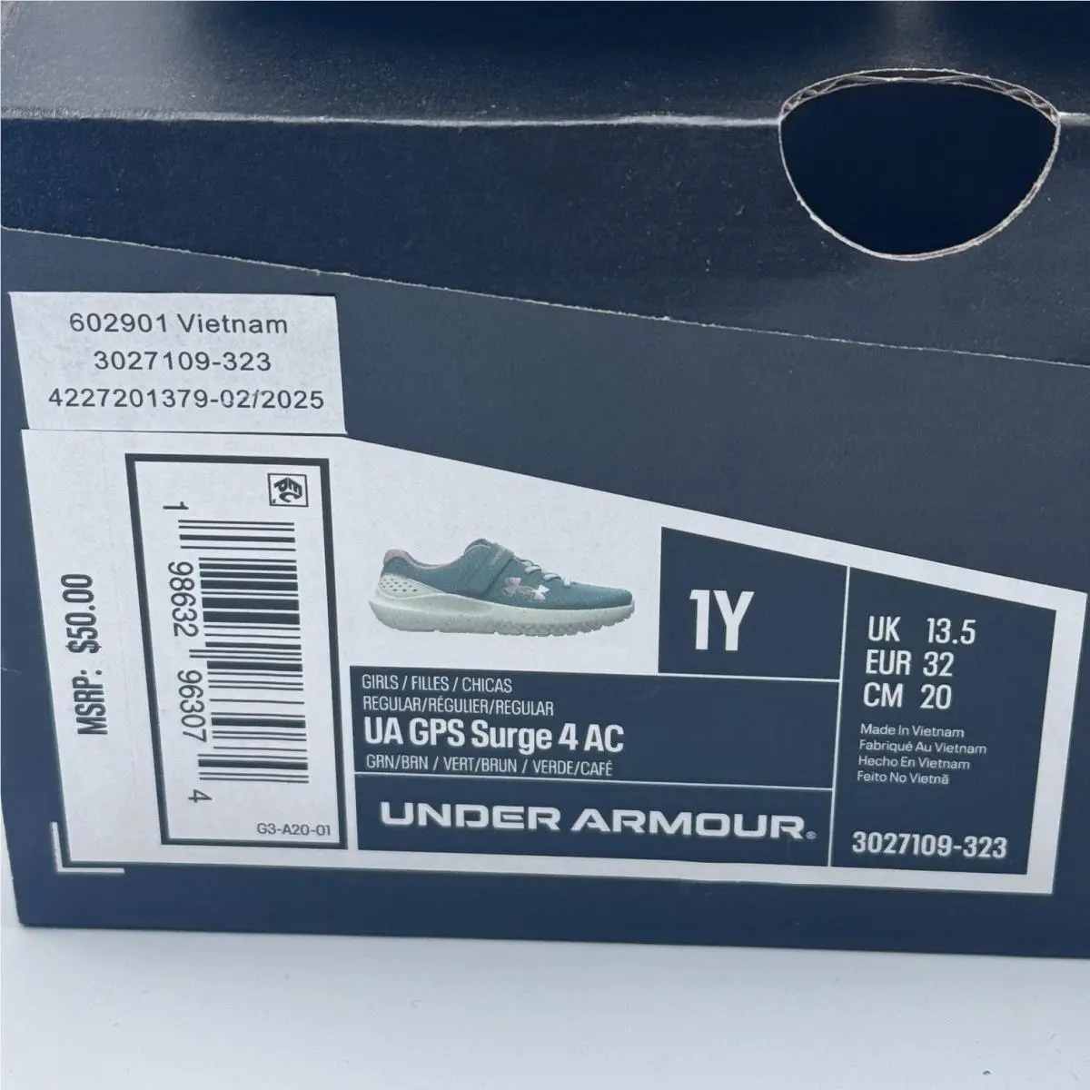 Under Armour shoes - GPS Surge 4 AC - GPS Surge - Blue 7