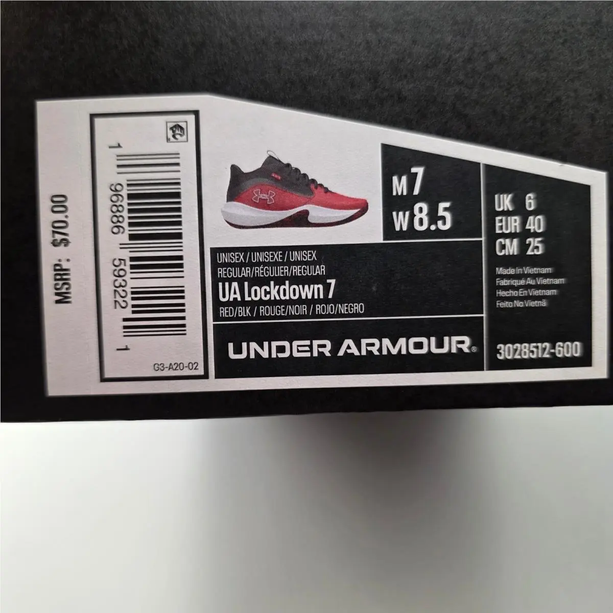 Under Armour shoes - UA Lockdown 7 - Lockdown - Red 0