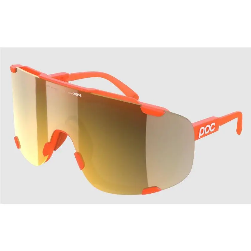 Poc Devour Bike Sunglasses + Extra Lens - Color Options Fluo. Orange Translucent by POC