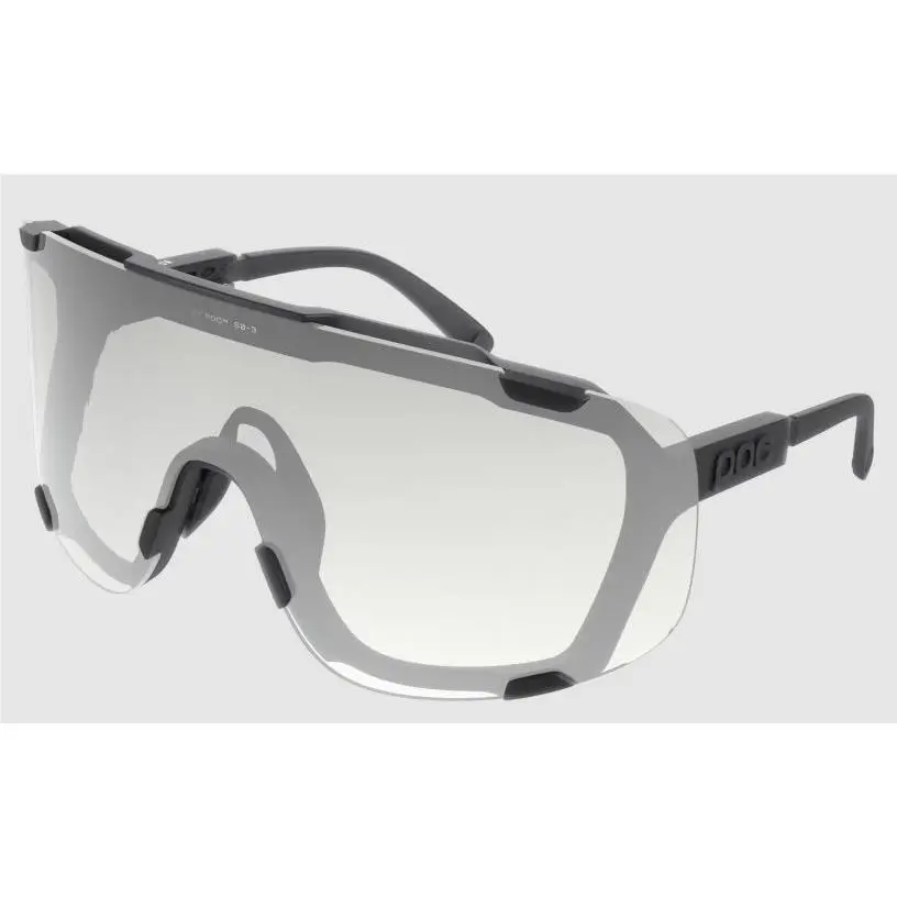 Poc Devour Photochromic Bike Sunglasses - Translucent Black Photochromic/grey by POC